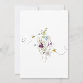 ハニーのためのブライダルシャワー招待状 招待状 (裏面)