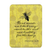 ハニーのような優しい言葉引用文 マグネット (縦)