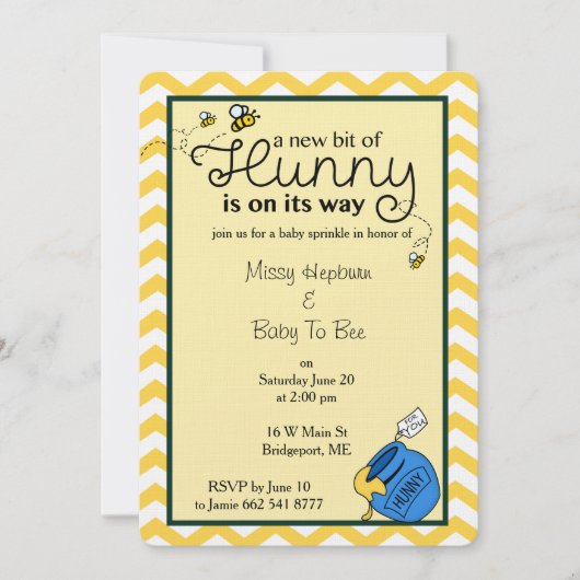 ハニーのビット 招待状 (正面)