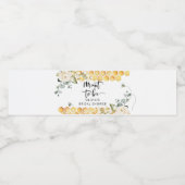 ハニーの結婚前のお祝いのためのウォーターボトルラベル ペットボトルラベル (シングルラベル)