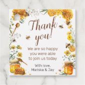 ハニーを探して ブライダルシャワー フェイバータグ (正面)