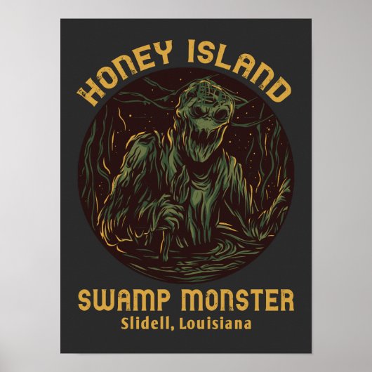 ハニーアイランドスワンプモンスタークリプティッド ポスター (正面)