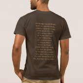 ハニーアイランド湿地のモンスターTシャツ Tシャツ (裏面)