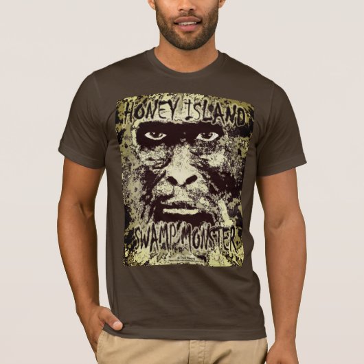 ハニーアイランド湿地のモンスターTシャツ Tシャツ (正面)