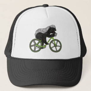 ハニーアダガーサイクリングバおもしろいダス自転車ユーモア  キャップ