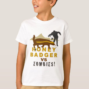 ハニーアナグマとゾンビ Tシャツ
