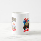 ハニーアバッジャーハッピーフリーキン誕生日マグ コーヒーマグカップ (中央)