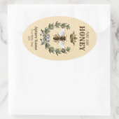 ハニーアピールクラウンアンドリース 楕円形シール (バッグ)