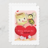 ハニーアンドビーヴィンテージバレンタイン シーズンカード (正面/裏面)