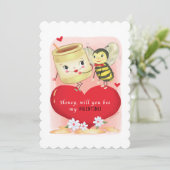 ハニーアンドビーヴィンテージバレンタイン シーズンカード (スタンド正面)