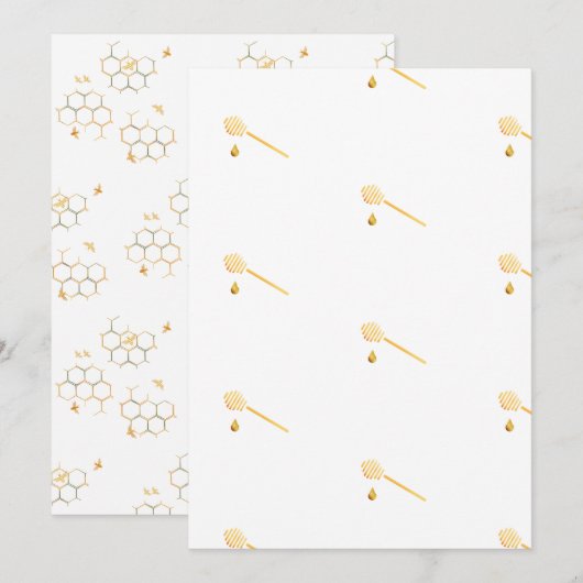 ハニーアンドビー紙 (正面/裏面)