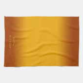 ハニーイエローグラデーション キッチンタオル (横)