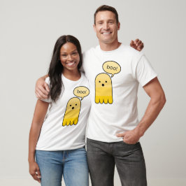 ハニーオレンジブー幽霊ハロウィーン Tシャツ