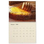 ハニーカラフルアモダンートプリントキッチン&ショップ カレンダー (2月 2026)