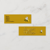 ハニーカードのように甘い スキニー名刺 (正面/裏面)