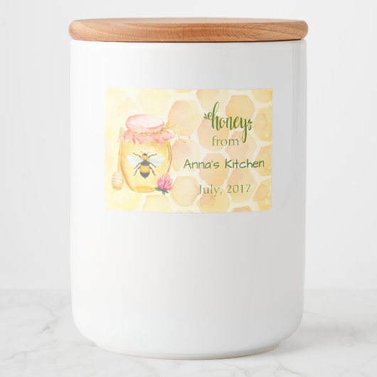 ハニーキャニングラベル フードラベル (正面)