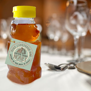 ハニークマ製品ラベル付きスケップリトルクマ フェイバータグ