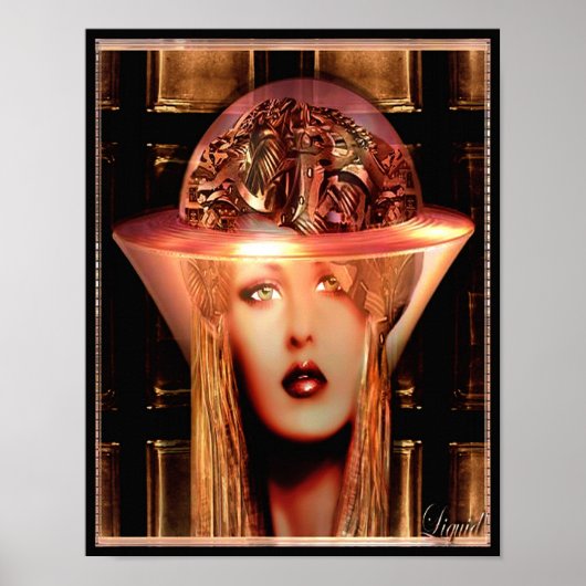 ハニーグロープリント ポスター (正面)