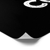 ハニーコンベおもしろいッドハニープンダークBG ポスター (角)