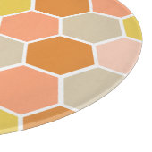 ハニーコームのまわりにガラス切断板 カッティングボード (角)