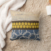 ハニーコーム抽象芸術I クッション (ブランケット)