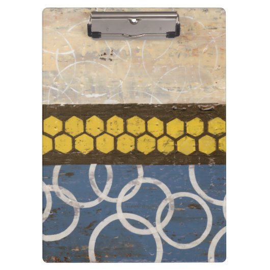 ハニーコーム抽象芸術I クリップボード (正面)