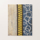 ハニーコーム抽象芸術I ジグソーパズル (縦)