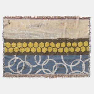 ハニーコーム抽象芸術I スローブランケット