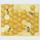 ハニーコーム3Dウィムジー ラッピングペーパー (フラット)