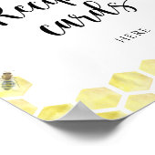 ハニーコーム – あなたのレシピカードはこちらポスター ポスター (角)