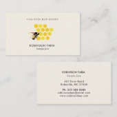 ハニーコーム&ビーのロゴアピール 名刺 (正面/裏面)