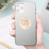 ハニーサックルの妖精 – ヴィンテージの妖精の庭 シール (スマートフォン)