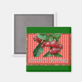 ハニーサックルの季節の挨拶マグネット マグネット (正面/裏面)