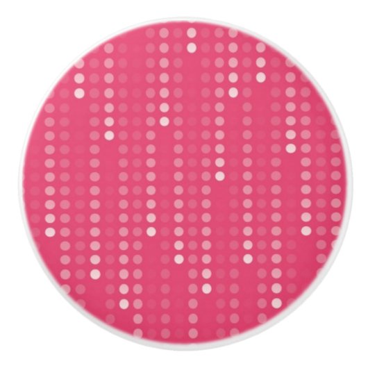 ハニーサックルの背景 セラミックノブ (正面)