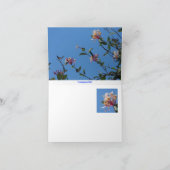 ハニーサックルはメッセージカードを消します カード (内部)