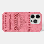 ハニーサックルウエスタンヴィンテージウェディング Case-Mate iPhoneケース (裏面 (横))