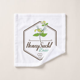 ハニーサックルデザインタオル ウォッシュタオル