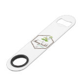 ハニーサックルデザインボトルオープナー スピード栓抜き (正面アングル)