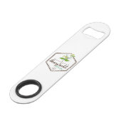 ハニーサックルデザインボトルオープナー スピード栓抜き (裏面アングル)