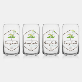 ハニーサックルデザイン ガラス缶