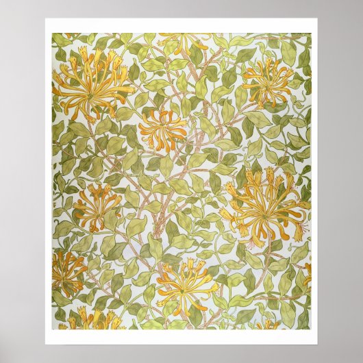 'ハニーサックル'デザイン, 1883 ポスター (正面)