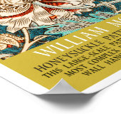 ハニーサックルパターン – ウィリアム・モリスデザイン ポスター (角)