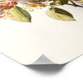 ハニーサックルフラワーアートプリントポスター ポスター (角)