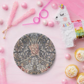 ハニーサックルプリント(William Morris) ペーパープレート (パーティー)