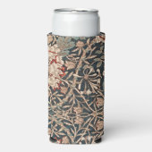 ハニーサックルヴィンテージアートワーク、美的フローラ スリム缶クーラー (Seltzer正面)
