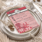 ハニーサックルヴィンテージシャンデリア日付の保存 セーブザデート