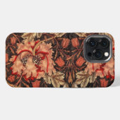 ハニーサックルヴィンテージ花柄 iPhoneケース (裏面横)