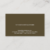 ハニーサックル名刺 名刺 (裏面)