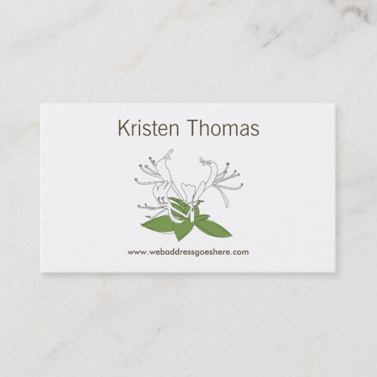 ハニーサックル名刺 名刺 (正面)