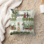 ハニーサックル待ち |ナチュラル クッション (ブランケット)